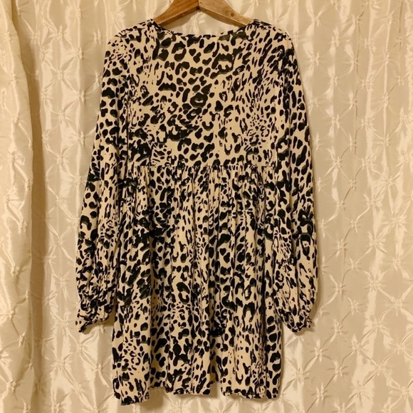 Auguste Heavenly Creatures Mini Dress Boho Cheetah animal print - Picture 5 of 15